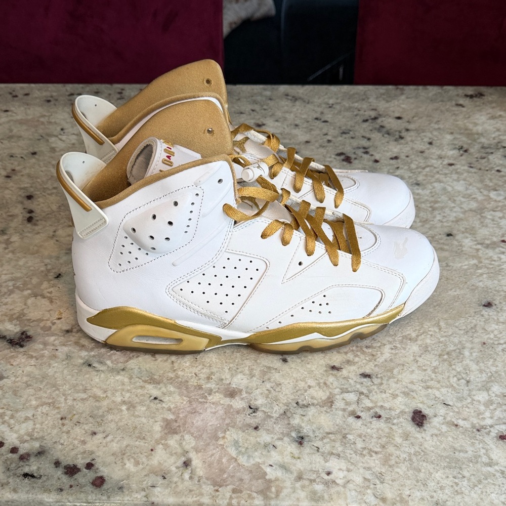 NIKE AIR JORDAN VI 6 VII 7 RETRO GOLDEN MOMENT PACK GMP WHITE BLACK GOLD